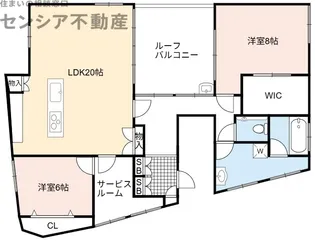 徳原マンション【3階】の間取り