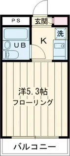 ヴィクトリアキソーマンション用賀【3階】の間取り