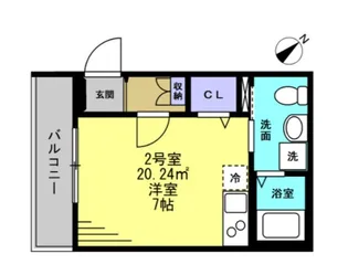 Lilie【3階】の間取り