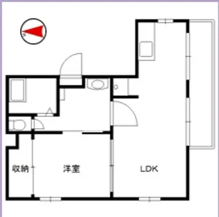 プラムハイツ【3階】の間取り