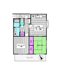 サクラビア新ゆり【2階】の間取り