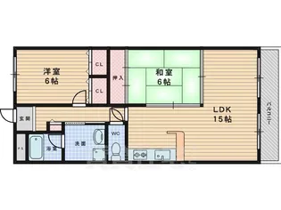 アイネシェーネブルグ【3階】の間取り
