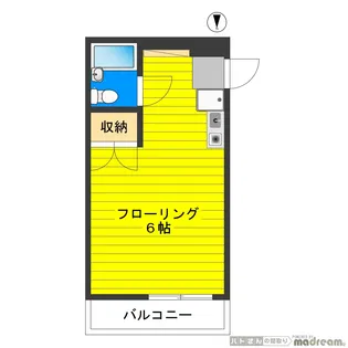 ウィズエグザーネ【1階】の間取り
