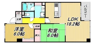 ソフィア塚口【2階】の間取り