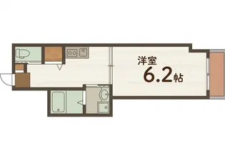 nuova minami‐machi【1階】の間取り
