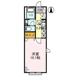 クラベール滝野川【1階】の間取り