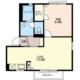 ファミーユ21 B【1階】の間取り