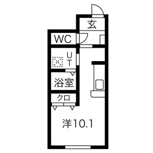 リジェール松波【1階】の間取り