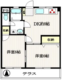 グリーンサイドパーク【1階】の間取り