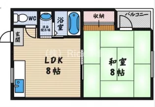 シャトー泉水【2階】の間取り