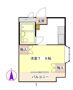 パフィオ【2階】の間取り