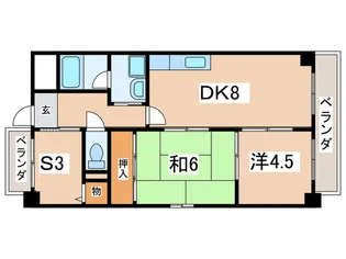 ラ・サンシャイン【1階】の間取り