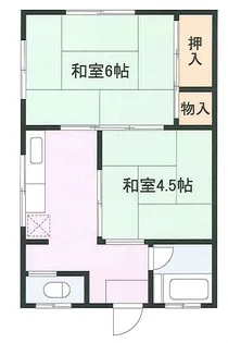寿荘【2階】の間取り