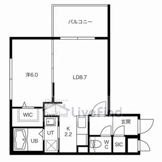 RA711Sα【2階】の間取り