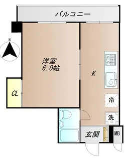 ゾンネンハイム牛込【1階】の間取り