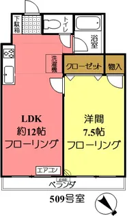 ハイライフ第一行徳【5階】の間取り
