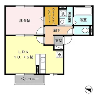 DH・アビタシオンプリエ【2階】の間取り