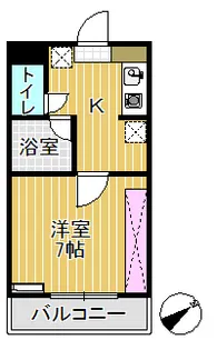 プリンスマンション【2階】の間取り