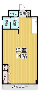 KSR木町通【3階】の間取り