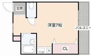 アンフィニィ・橋の内II【4階】の間取り