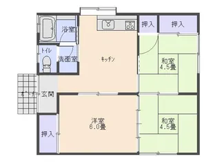 千葉県木更津市桜井新町2【一戸建】の間取り