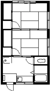 コーポグリーンハウス【2階】の間取り