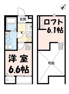 スプリングフォレスト参番館【2階】の間取り