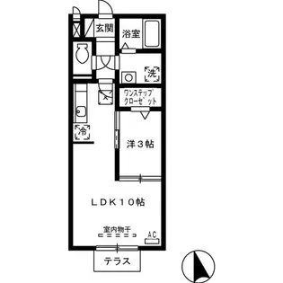 サン=ミシェル【2階】の間取り