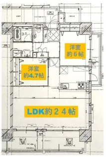 プレサンスロジェ松尾レーヴタワー【14階】の間取り