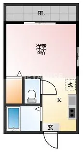 アバンセこおろぎビル【2階】の間取り