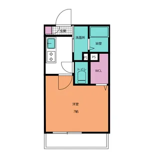 アール柚木【3階】の間取り
