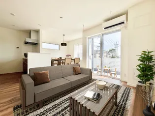 グリシーヌ ヴィラIの居間