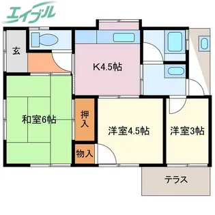三重県伊勢市小俣町宮前【一戸建】の間取り