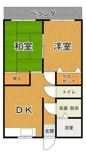 メゾングレース【1階】の間取り