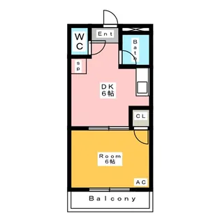 スカイハイツ【3階】の間取り