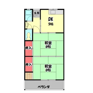 第一中野マンション【1階】の間取り