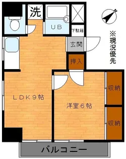 リヴィエール長尾【2階】の間取り