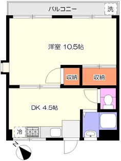 第一長門ビル【6階】の間取り
