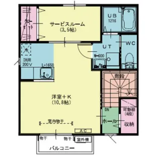 Granz【2階】の間取り