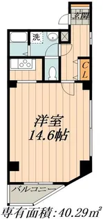 東京都中央区日本橋本町4【マンション】の間取り