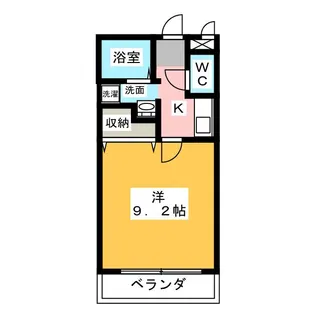 御嵩サンクチュアリB【2階】の間取り