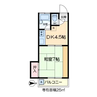 スズキコーポ【2階】の間取り