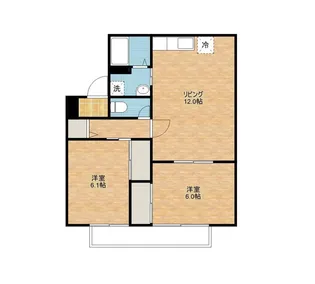 マルセイコート田中町【1階】の間取り