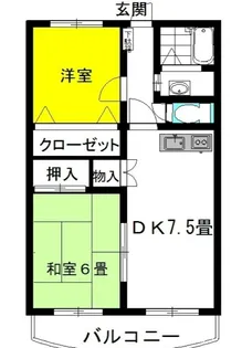 パルク・エクセラン【2階】の間取り