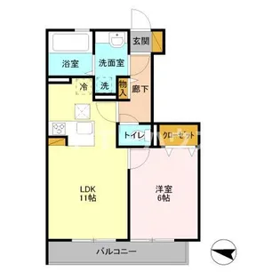 千葉県船橋市東船橋1【アパート】の間取り