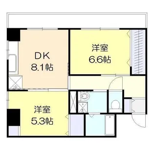 タイムズI【2階】の間取り