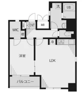 東京都文京区根津1【マンション】の間取り