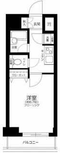 ソアブール御徒町コンフォート【8階】の間取り