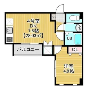 ステイビルII【5階】の間取り