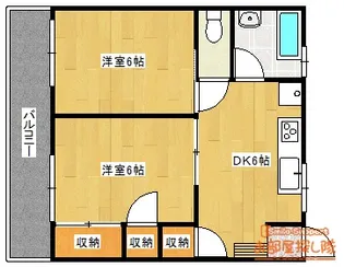 メゾンシェーネ【2階】の間取り